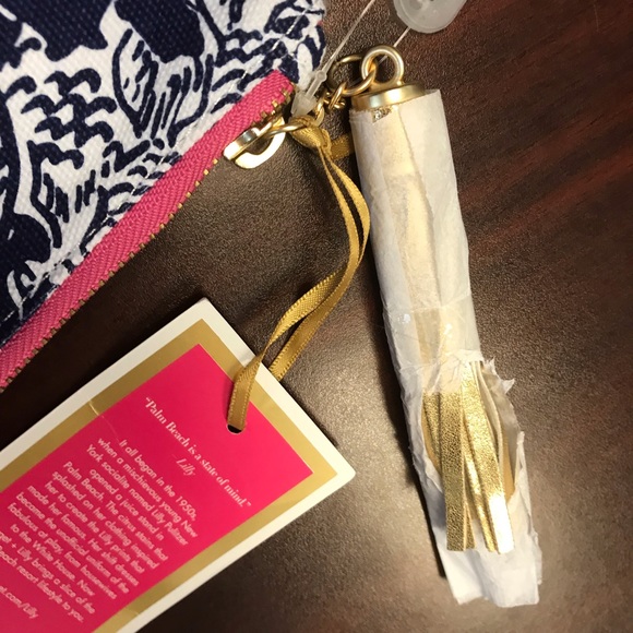 Lilly Pulitzer Navy Clutch - Picture 7 of 7